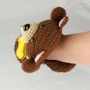 Bear Mitts: Crochet Mittens Pattern, PDF download image 5