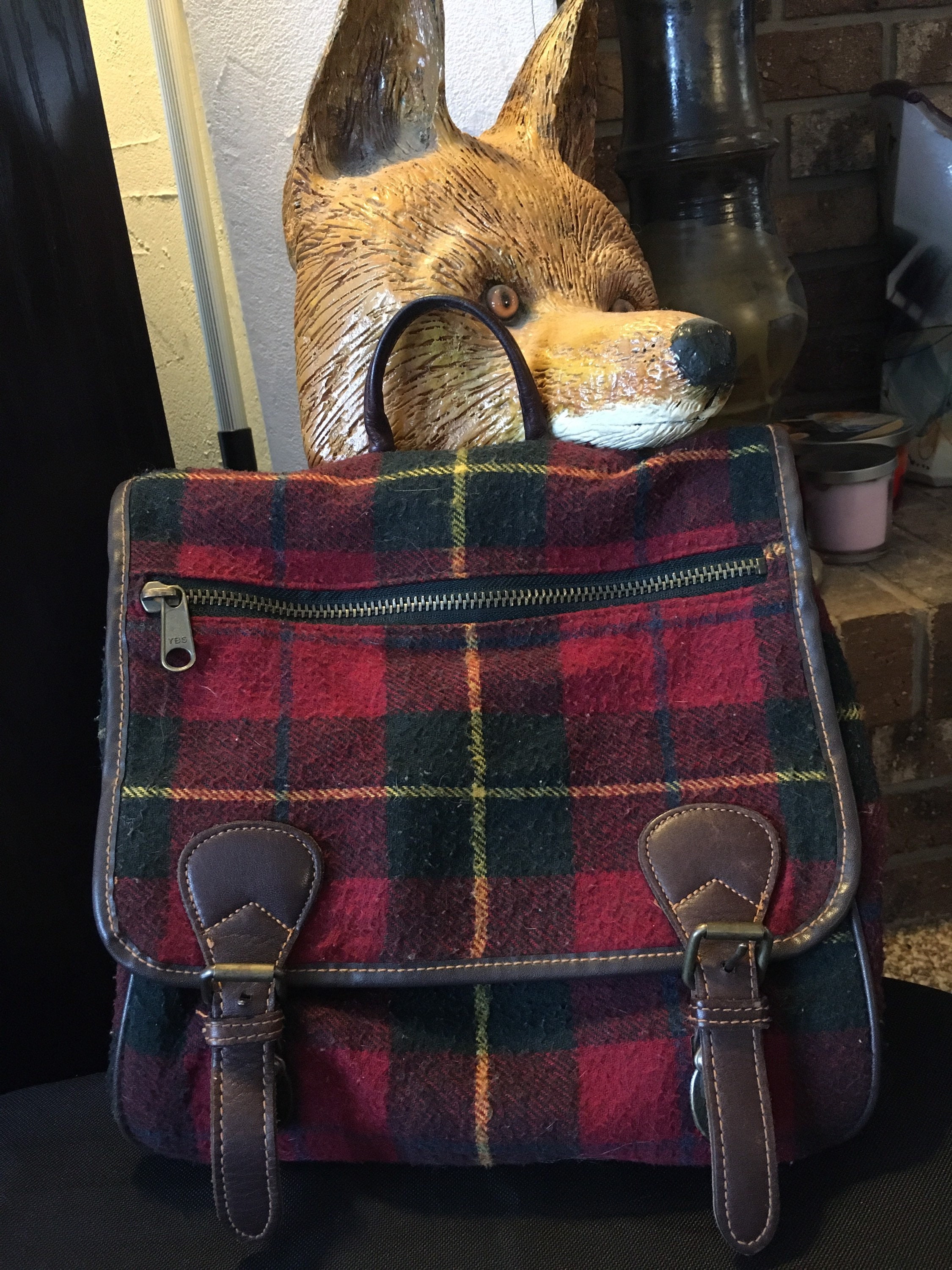 gap leather backpack