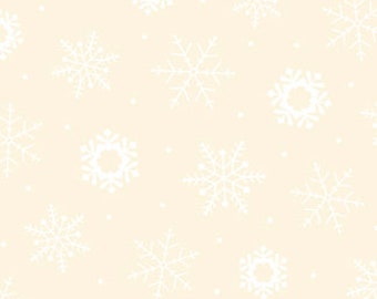 QT Stoff Illusions Snowflakes creme, 16,80 EUR/m