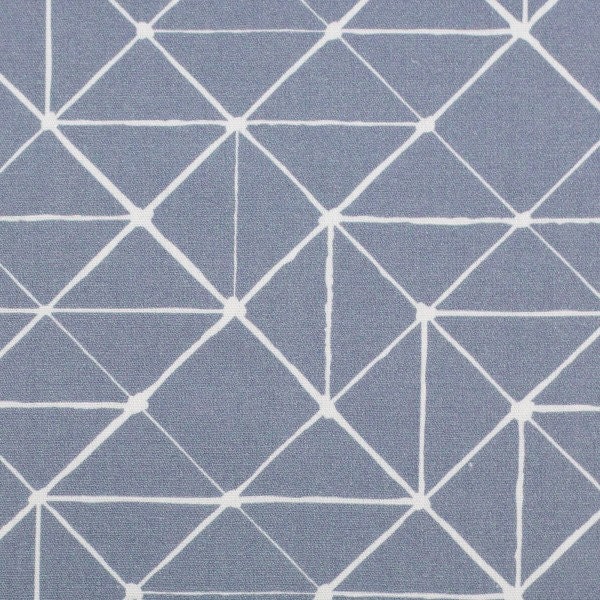 Swafing Stoff Kurt mit geometrischen Linien rauchblau, 10,00 EUR/m