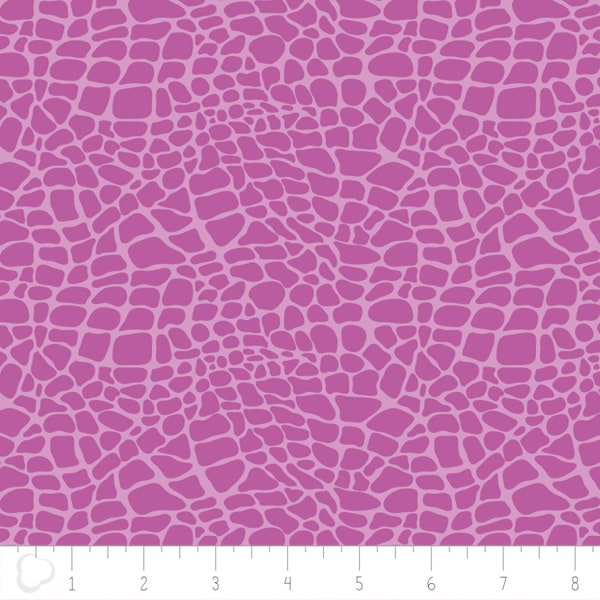 Camelot Fabrics Stoff Uni mit Animal Print beere, 15,20 EUR/m