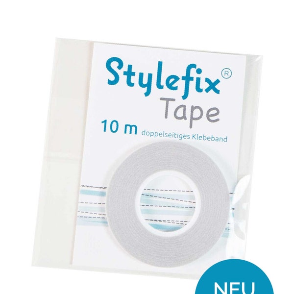 Farbenmix Stylefix doppelseitiges Klebenband weiß - 10 m, 0,25 Euro/m