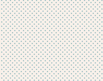 Tilda Stoff Tiny Dots hellblau mit kleinen Punkten, 18,20 EUR/m