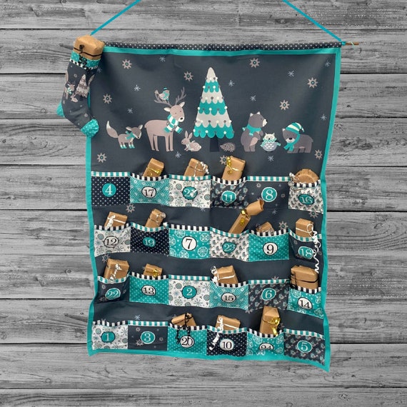 Swafing Advent Calendar Sewing Kit Canvas Panel Happy Etsy