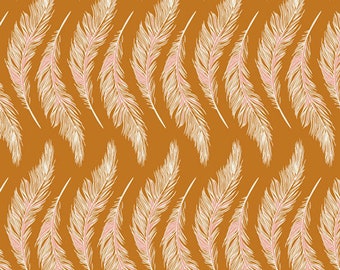 Art Gallery Fabrics Homebody Presently Plumes Gold, 18,60 EUR/m