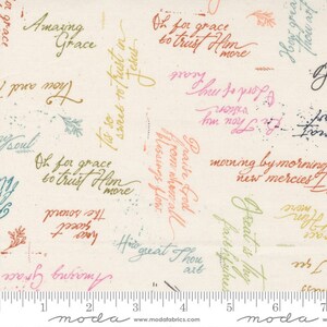 Moda Fabrics Songbook A New Page Noted Unbleached, 19.00 EUR/meter