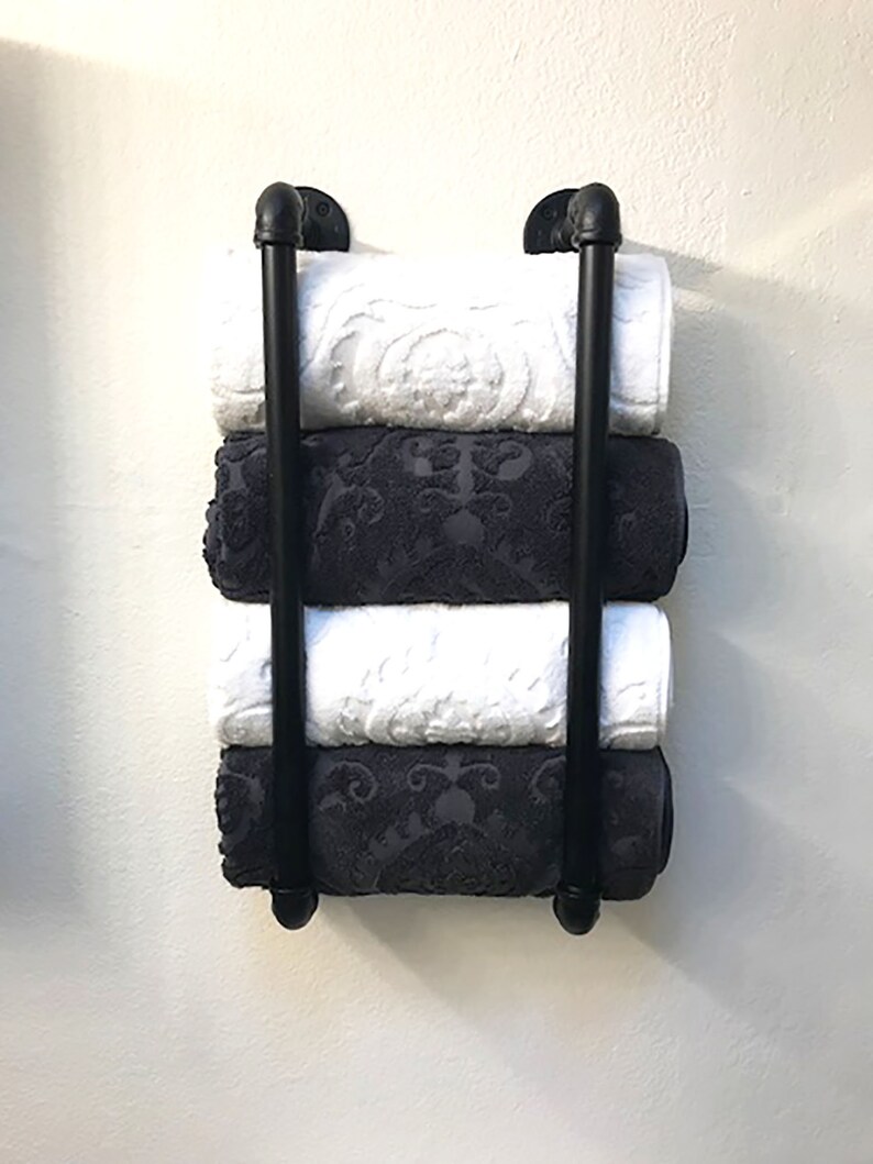 pipe towel storage