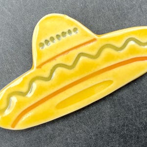 Sombrero tile, handmade ceramic tile, by Fabulousfungi S 5