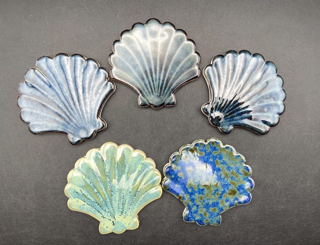 Seconds Sale~ Ceramic Mosaic Shell Tiles, Shell Tiles, Mosaic Shell ...