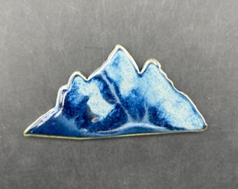 Ceramiczna mozaika górska. Jedna ręcznie wykonana płytka górska od Fabulousfungi. 19