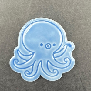 Ceramic mosaic octopus tile. Handmade octopus  tile by Fabulousfungi.