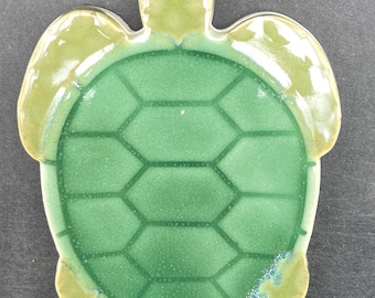 ウミガメのモザイクタイルアート：手作り大理石の壁飾り（32インチ×28