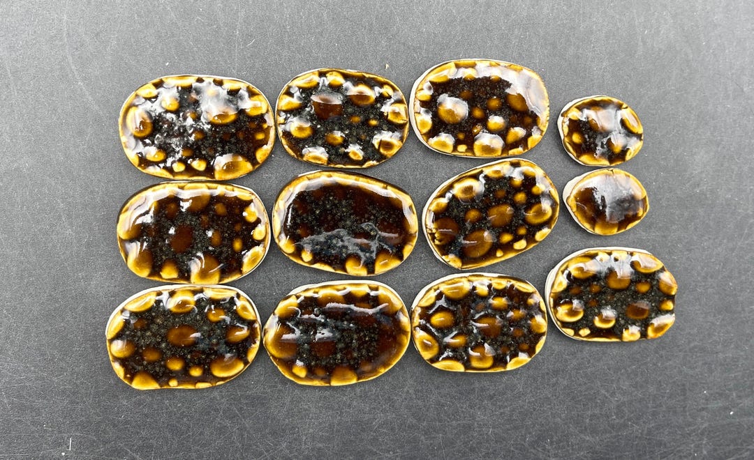 Set of Ceramic Mosaic Rock Tiles, Handmade by Fabulousfungi. Ceramic ...