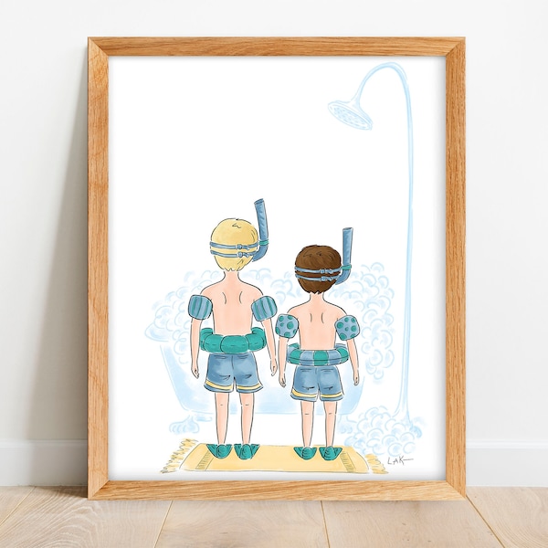 Kids Bathroom Wall Art - Etsy