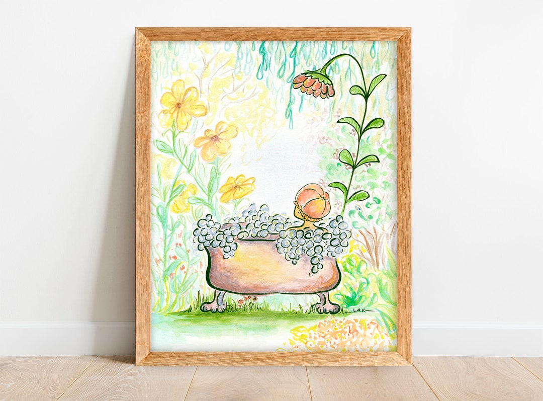 Boho Bathroom Wall Art Botanical Print Boho Bathroom Decor Bathroom