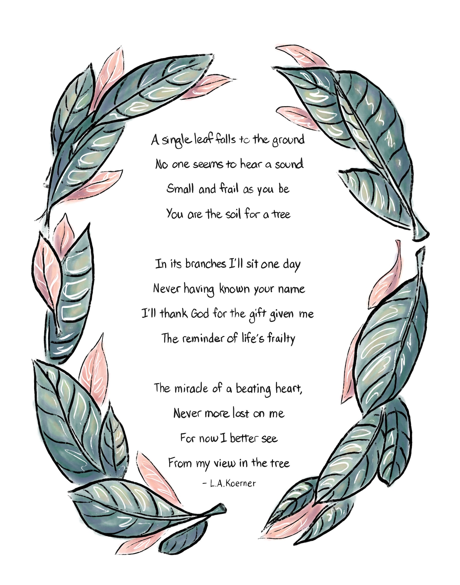 Miscarriage Poem Art for Baby Loss Gift for Miscarriage Etsy
