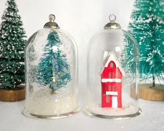 Miniature Putz Winter Snowglobe Kit