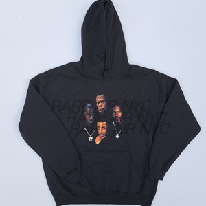 New York Knicks 1994 Basketball Playoffs Vintage Faces Hoody, Starks, Ewing New York Death Row Style Hoodie