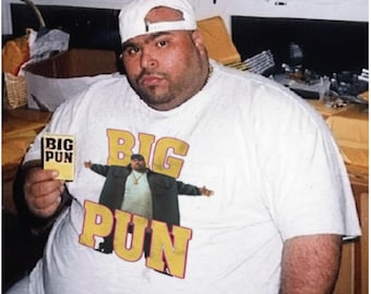 BIG PUN Retro 90er Vintage Style Hip Hop Rap T-Shirt