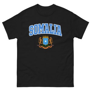 SOMALIA National Crest T-Shirt - for Somali Pride and Culture, Mogadishu - 5 Colors!