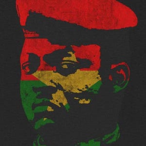 Ibrahim Traore Face Burkina Faso Free Africa Tee Shirt