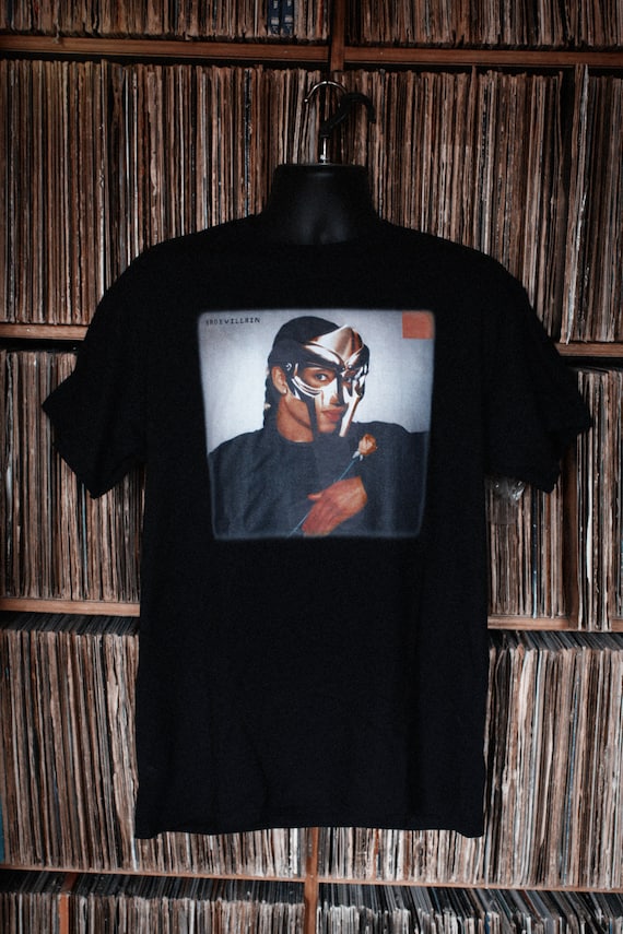 MF DOOM Sadevillain Album Cover Vintage T-shirt - Perfect for Doom