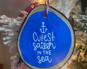 Cutest Little Sailor in the Sea - Ornament