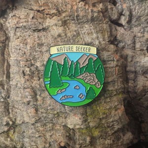 Nature Seeker Enamel Pin