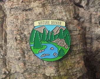 Nature Seeker Enamel Pin