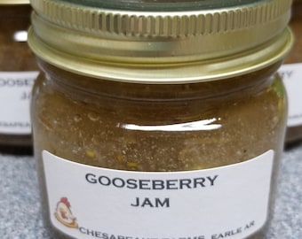 Gooseberry Jam 8 Oz Size Arkansas Grown And Made Organic Great Gift Idea!