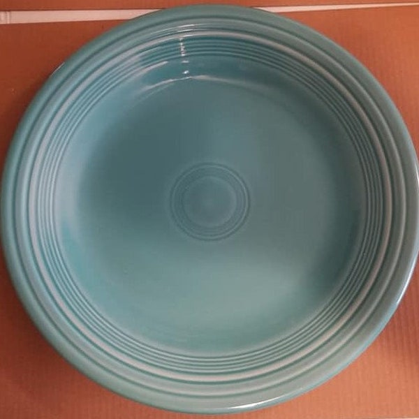 Post-1986 New Fiesta Turquoise Dinner Plate - 10.5in - Looks Brand New