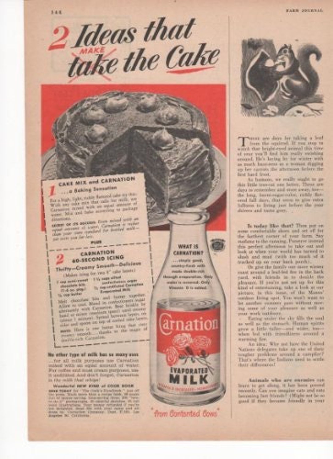 Carnation Evaporated Milk 2 Ideas That Make the Cake Recipes Baking