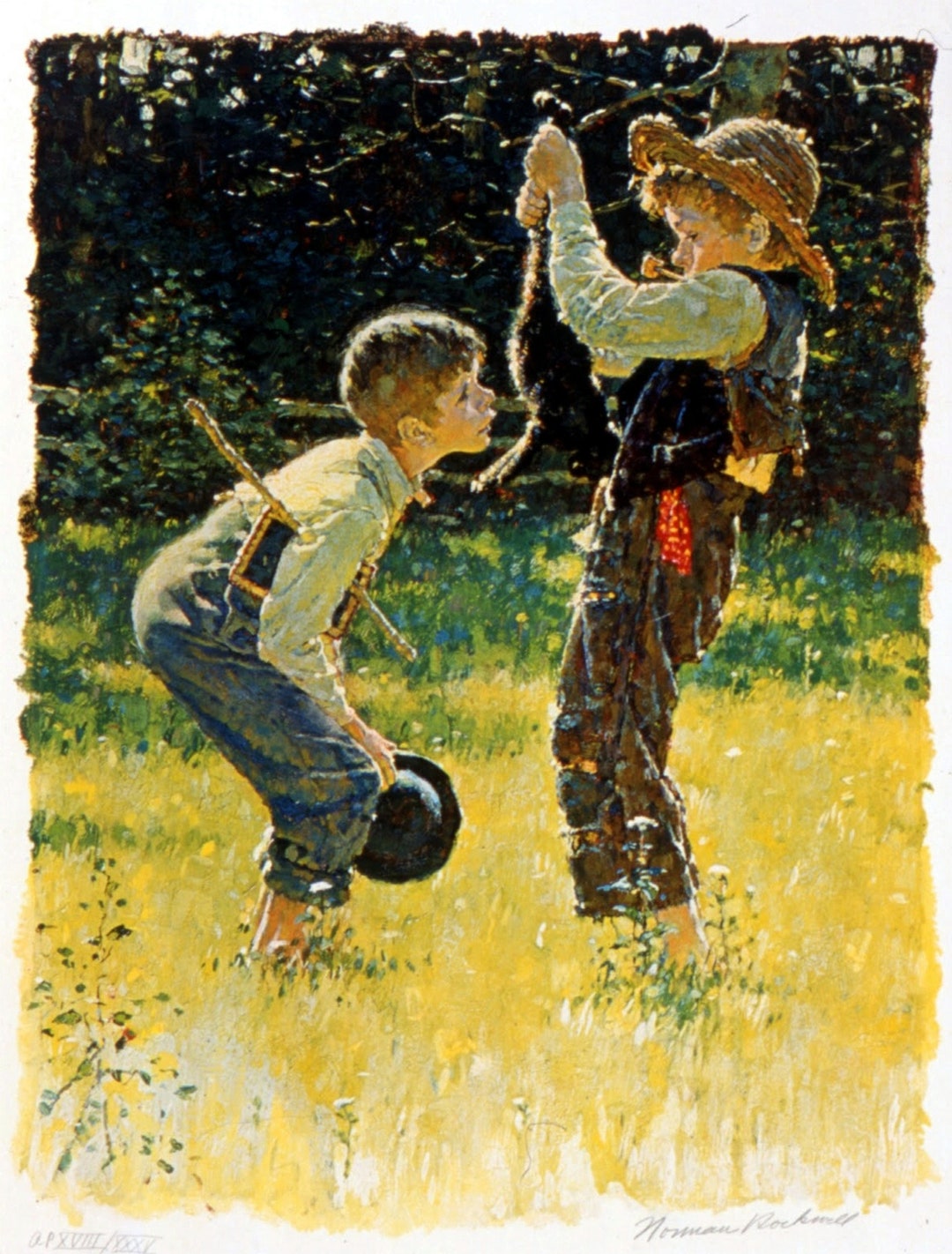 Tom Sawyer and Huck Finn Norman Rockwell Art Print 8 in X 10 - Etsy