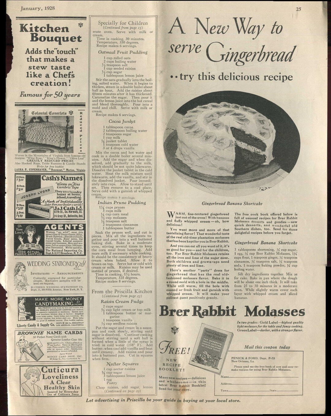 Brer Rabbit Molasses A New Way Serve Gingerbread Try This Delicious