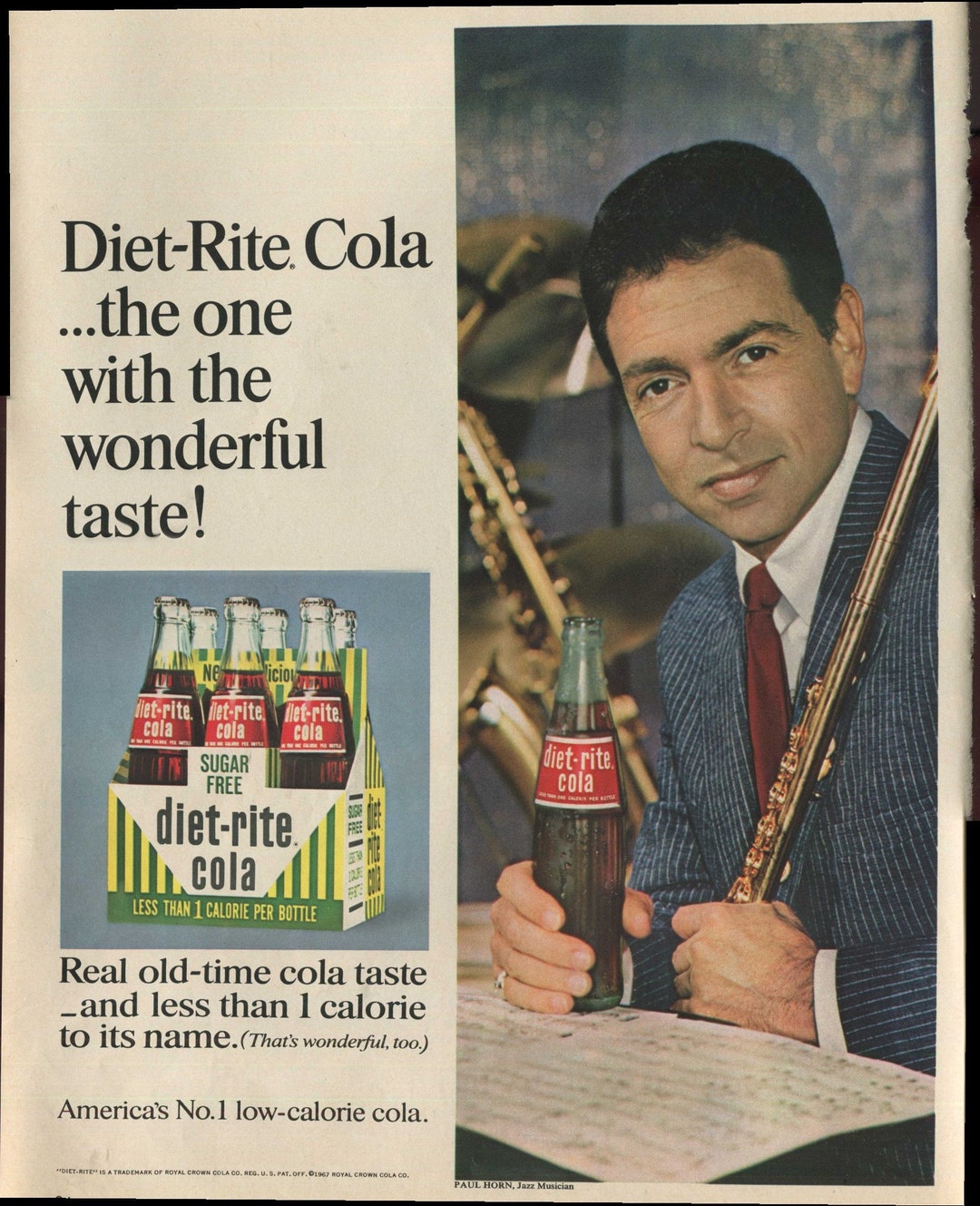Dietrite Cola the One With the Wonderful Taste Real Oldtime Cola Paul