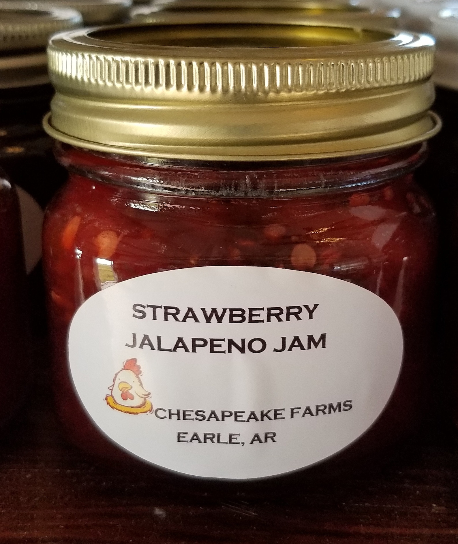 Strawberry Jalapeno Jam 8 Oz Size Arkansas Grown and Made Etsy