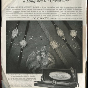 1963 Longines Watch Etsy