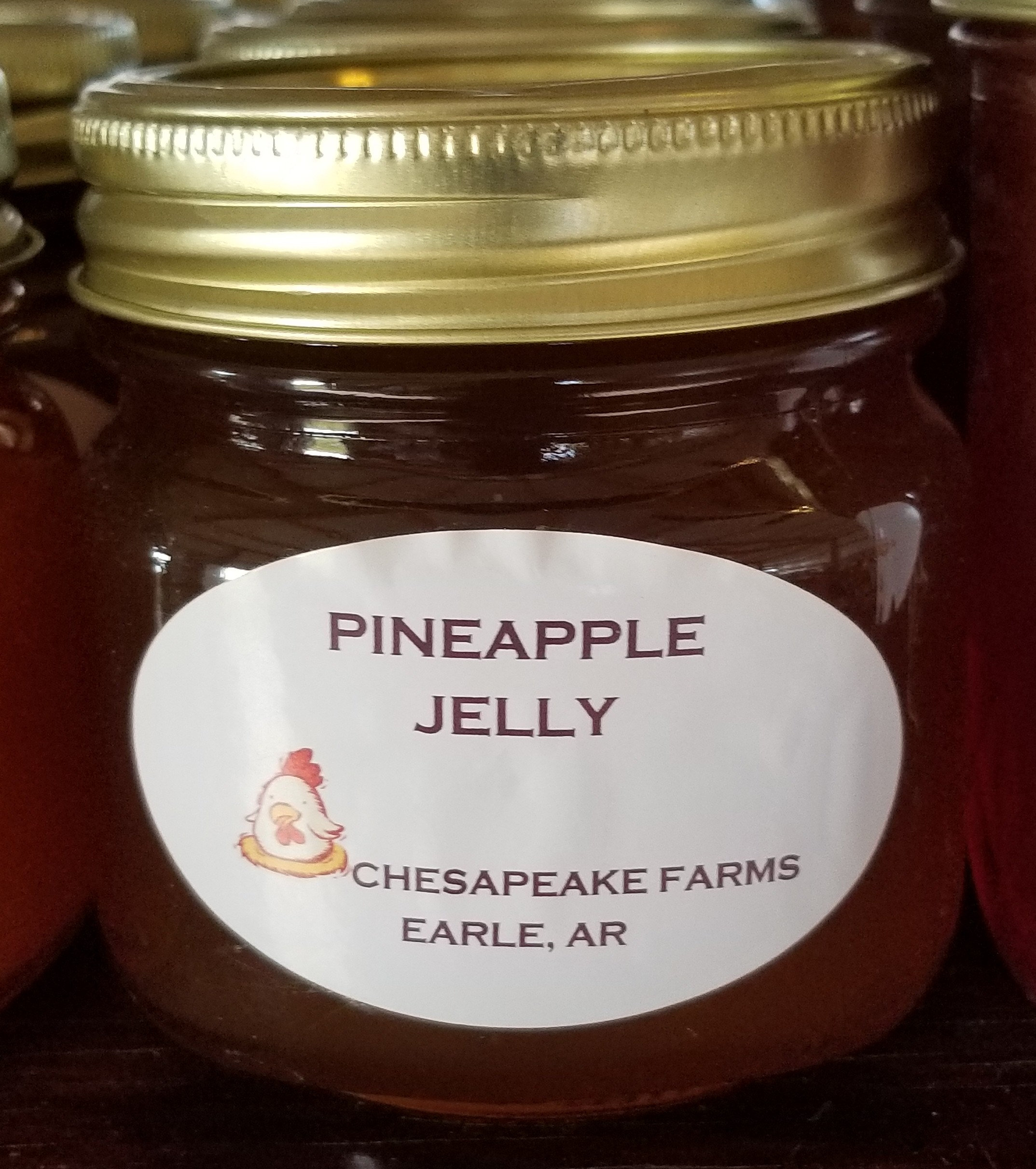Pineapple Jelly 4 Oz Size Arkansas Grown And Made Organic Etsy