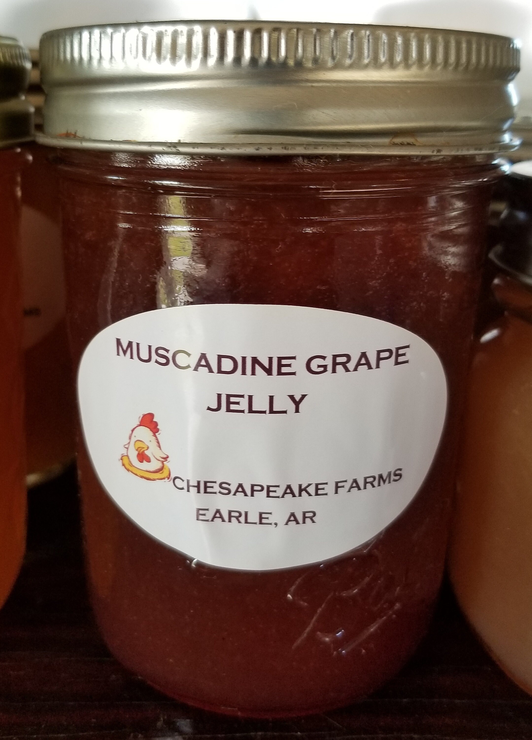 Muscadine Grape Jelly 4 Oz Size Arkansas Grown and Made picture