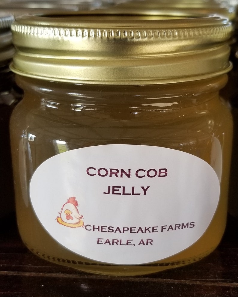 Corn Cob Jelly 8 Oz Size Arkansas Grown And Made Organic Great Etsy