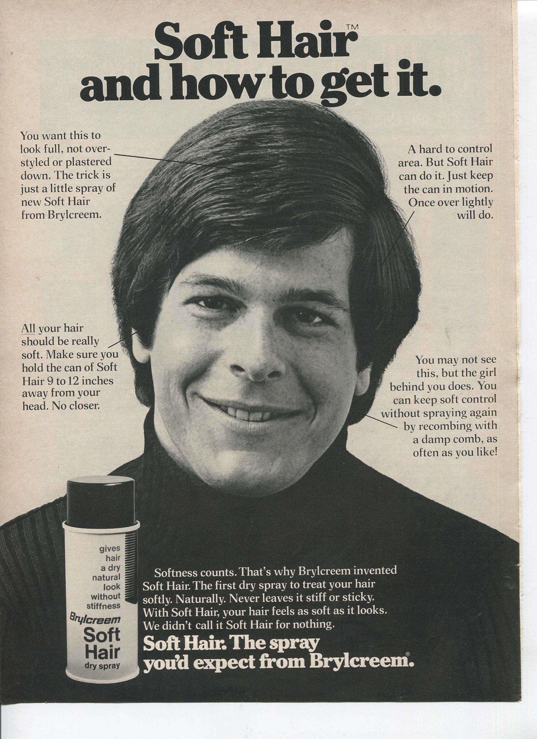 Brylcreem Soft Hair and How to Get It Softness Counts Dry - Etsy Brylcreem Soft Hair and How to Get It Softness Counts Dry - Etsy