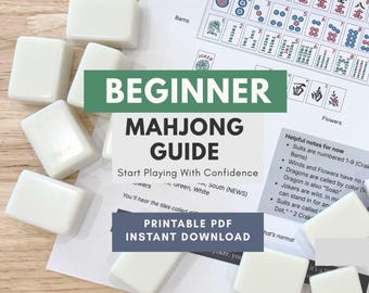 American Mahjong Beginner Guide | Quick Start for First-Time Players (Printable PDF)