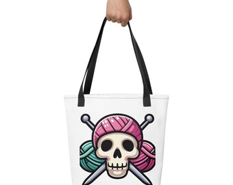 Skull Crochet Tote bag