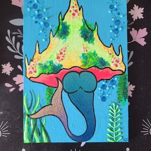 Bootyshroom #2: Mershroom UV/Blacklight responsive + Glow in the Dark