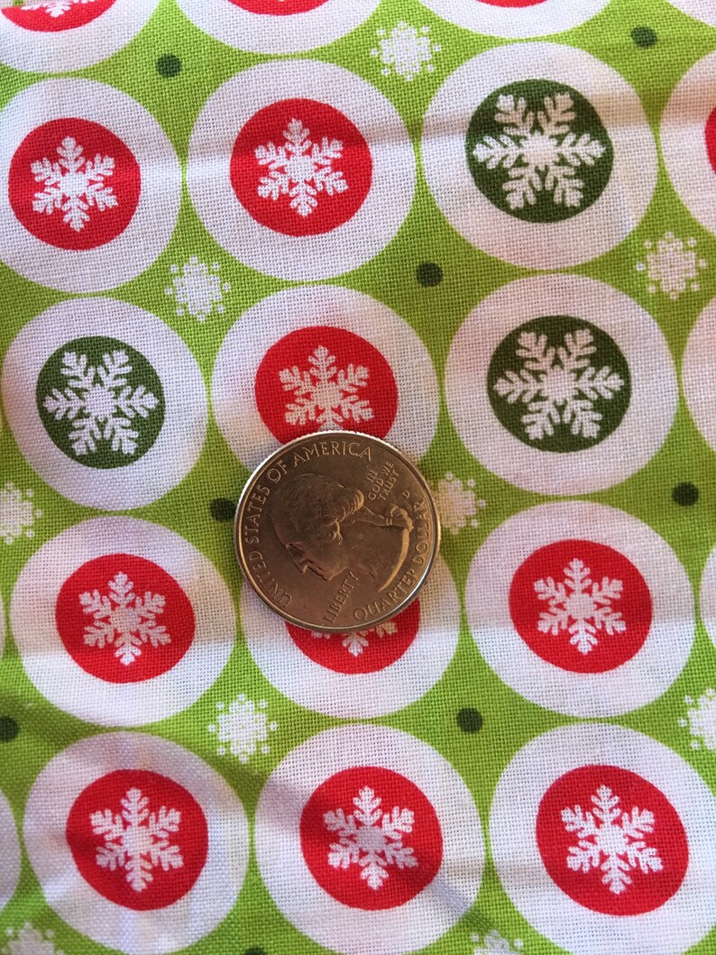 end of bolt Christmas Fabric 16