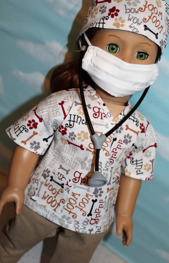 american girl doll white dog