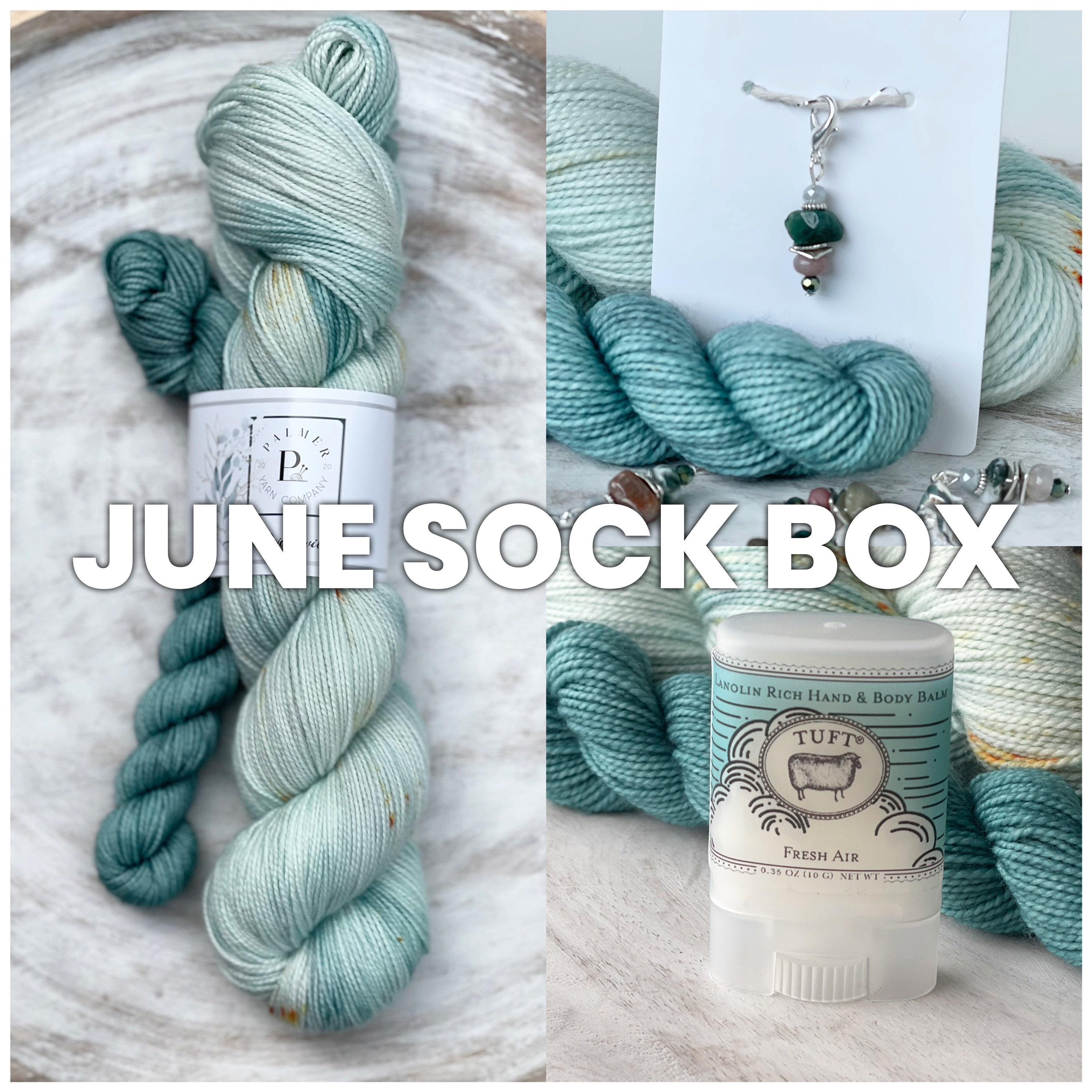 Sock Box - Sock Set - Sock Yarn Club - Fingering Yarn - Merino/Nylon …