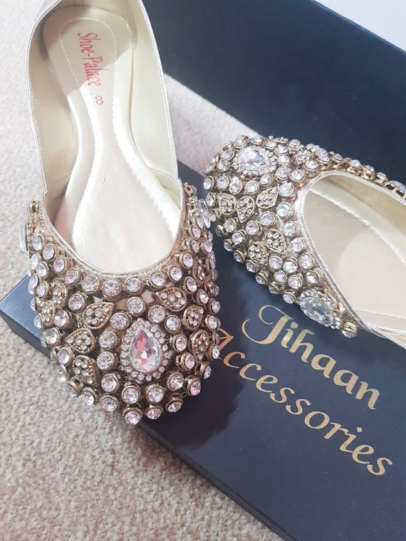 Wedding Shoes Flats Bridal Shoes Rhinestones Wedding Shoes For Etsy