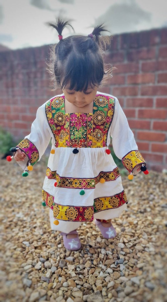 Kids Afghani Dress Girls Afghan Dress Kids Afghan Suit Girls