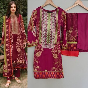 PAKISTANI DRESS, Indian Dress, Shalwar Kameez, Salwar suit, Salwar Kameez, Readymade Dress